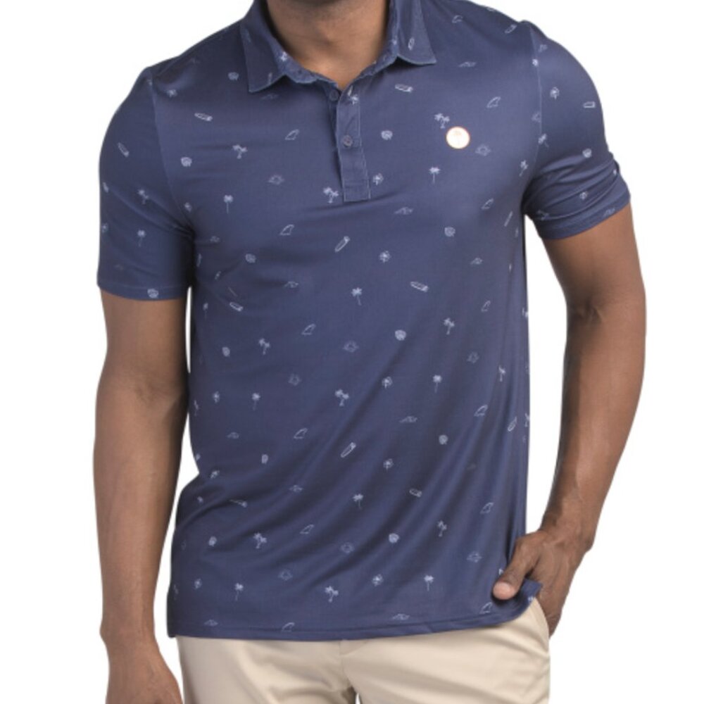 PALM GOLF Beachside Performance Polo Shirt Men's - Size XL - NWT!